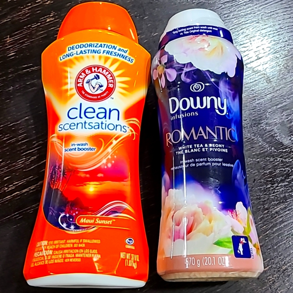 Have your new item washed and scented with one of these two scents.